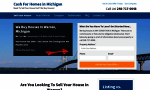 Cashhomebuyersmi.com thumbnail