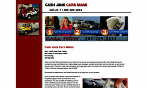 Cashjunkcarsmiami.com thumbnail