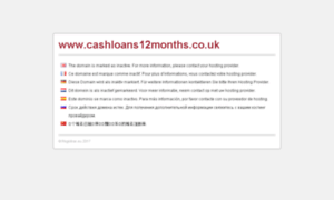 Cashloans12months.co.uk thumbnail