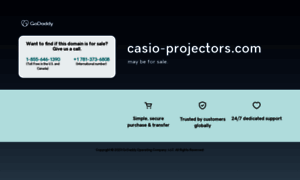 Casio-projectors.com thumbnail