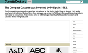 Cassettedeck.org thumbnail