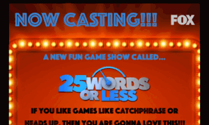 Casting25wordsorless.castingcrane.com thumbnail