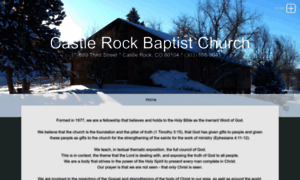 Castlerockbaptistchurch.com thumbnail