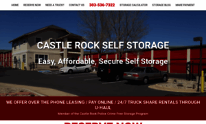 Castlerockselfstorage.net thumbnail