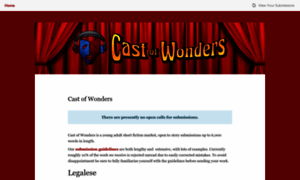 Castofwonders.submittable.com thumbnail