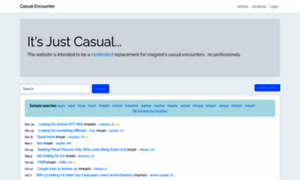 Casualencounter.org thumbnail