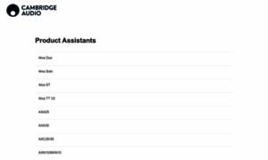 Casupport.cambridgeaudio.com thumbnail