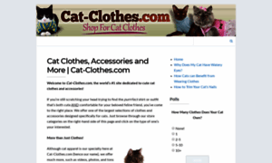 Cat-clothes.com thumbnail