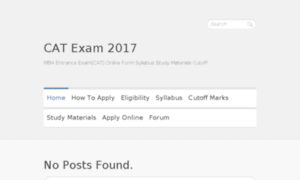 Cat-exam2017.in thumbnail