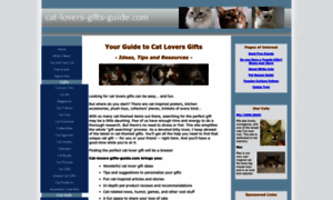 Cat-lovers-gifts-guide.com thumbnail
