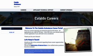 Cataldoambulance.candidatecare.jobs thumbnail