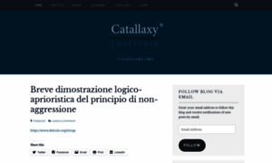 Catallaxyinstitute.wordpress.com thumbnail