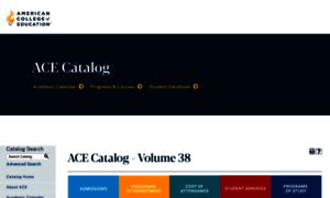 Catalog.ace.edu thumbnail