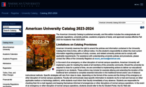 Catalog.american.edu thumbnail