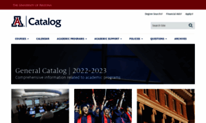 Catalog.arizona.edu thumbnail