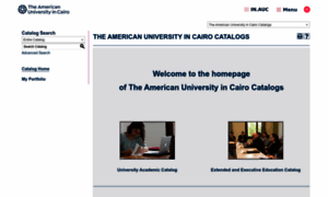 Catalog.aucegypt.edu thumbnail