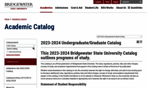 Catalog.bridgew.edu thumbnail