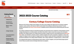 Catalog.century.edu thumbnail