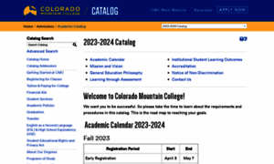 Catalog.coloradomtn.edu thumbnail