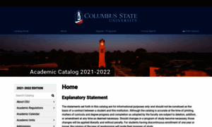 Catalog.columbusstate.edu thumbnail