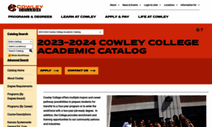 Catalog.cowley.edu thumbnail