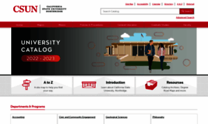 Catalog.csun.edu thumbnail