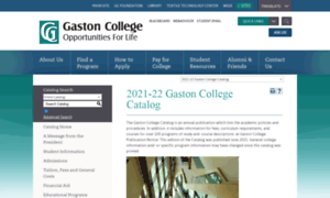 Catalog.gaston.edu thumbnail