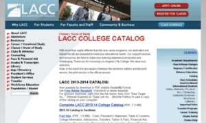Catalog.lacitycollege.edu thumbnail