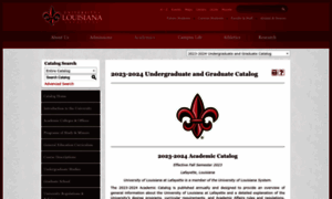 Catalog.louisiana.edu thumbnail