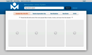 Catalog.metrolibrary.org thumbnail