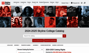 Catalog.skylinecollege.edu thumbnail