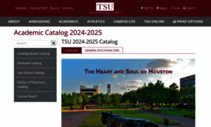 Catalog.tsu.edu thumbnail