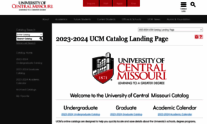 Catalog.ucmo.edu thumbnail