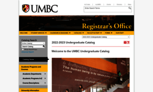 Catalog.umbc.edu thumbnail