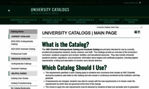 Catalog.uncc.edu thumbnail