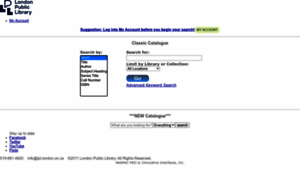 Catalogue.londonpubliclibrary.ca thumbnail