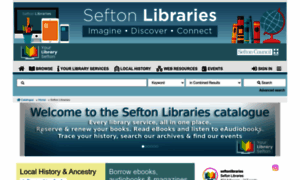 Catalogue.sefton.gov.uk thumbnail