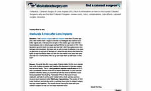 Cataract-surgery-information.blogspot.com thumbnail