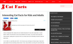 Catfactsforkids.com thumbnail