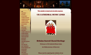 Cathedralmusiclinks.org.uk thumbnail