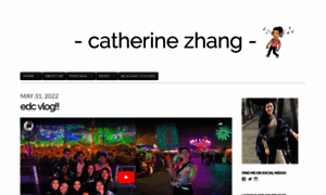 Catherinezhang.me thumbnail