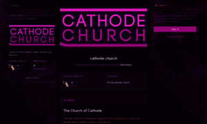 Cathode.church thumbnail