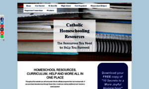 Catholic-homeschooling-resources.com thumbnail