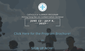 Catholicasummerprogram.com thumbnail