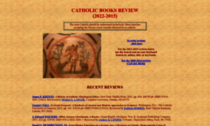 Catholicbooksreview.org thumbnail