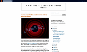 Catholicdemocratfromohio.blogspot.com thumbnail