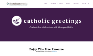 Catholicgreetings.org thumbnail