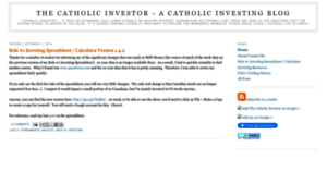 Catholicinvestor.blogspot.com thumbnail