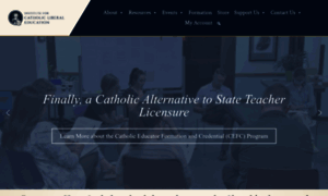 Catholicliberaleducation.org thumbnail