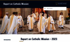 Catholicmission.nd.edu thumbnail
